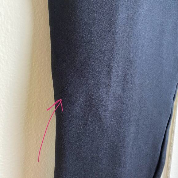 Spanx Perfect Back Seam Pants Size L Black Stretch Staple Business Casual Career - Picture 12 of 14